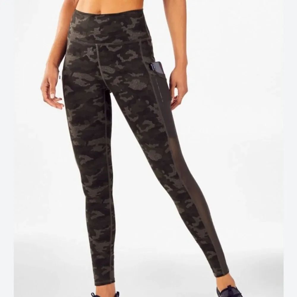 Fabletics On The Go Powerhold Camo Leggings